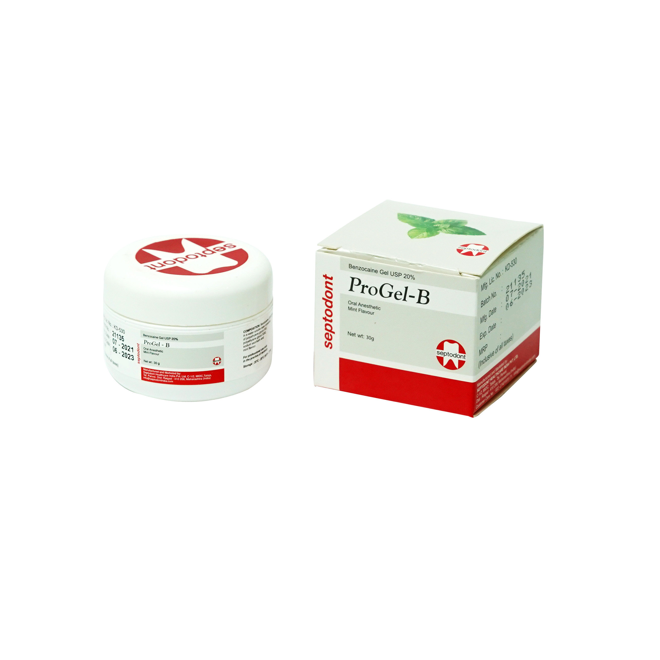 Septodont Progel-B Anesthetic Gel